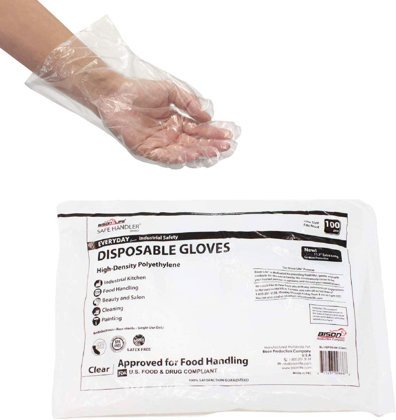 Bison Life Online shop for Disposable Food Handling Poly Gloves | View - 4