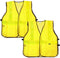 SAFE HANDLER Lattice Reflective Safety Vest Yellow - View 1