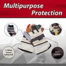 SAFE HANDLER Handyman Furniture Multi-Colored Leather Gloves - View 3