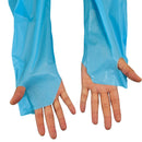 SAFE HANDLER Disposable Sleeve Gown With Thumb Loops Blue - View 4
