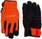 SAFE HANDLER High Visibility Gloves Orange/Black - View 4