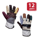 SAFE HANDLER Handyman Furniture Multi-Colored Leather Gloves - View 7