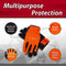 SAFE HANDLER High Visibility Gloves Orange/Black Large/X-Large