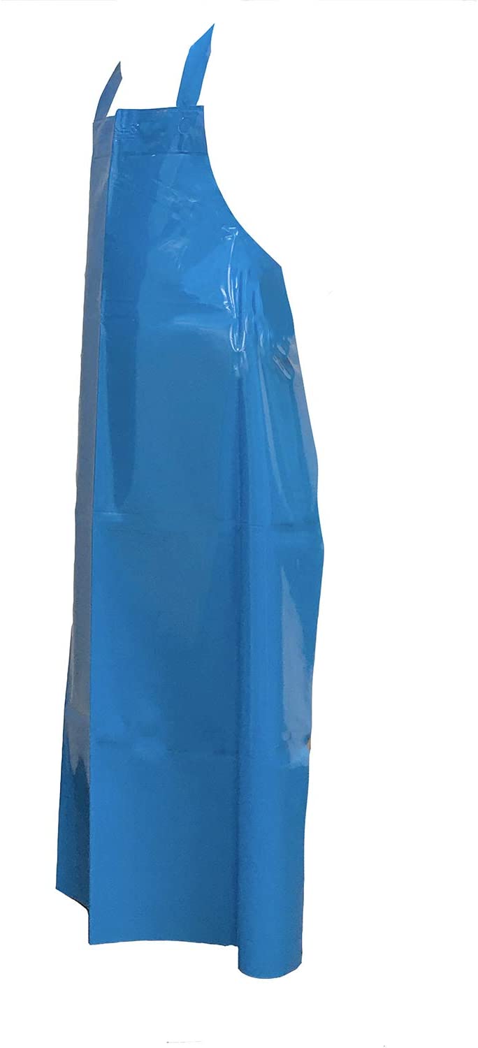 KLEEN CHEF 101 PIECE KIT With 1 TPU Blue Bib Apron And 100 pieces of Elbow Length Polyethylene Disposable Gloves - View 5