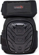 Black Crystal Gel Knee Pads With Heavy Duty Foam Padding & Adjustable Fix Clips - View 4