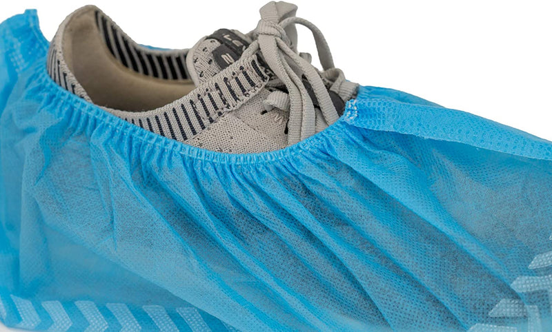 SAFE HANDLER Kleen Walk Non-Woven Disposable Boot & Shoe Covers Blue - View 3