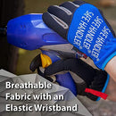SAFE HANDLER Easy Fit Gloves Blue/Grey/Black/Grey - View 3