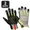 Bison Life Online shop for High Visibility Reinforced Palm Tech Gloves | View - 1