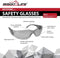 Bison Life Online shop for Keystone Color Lens Black Temple Safety Glasses | View - 4