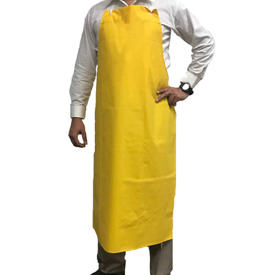 Reusable PVC Polyester Waterproof Kitchen Apron, Oil Resistant for Dishwashing