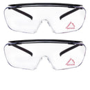Duarte Premium Over Clear Safety Glasses, ANSI Z87.1, Anti Fog & Scratch