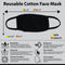 SAFE HANDLER Reusable 2 Ply Cotton Face Mask Black View 2