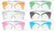 Diamont Kids Safety Glasses Assorted & Vented Side Shield Protection - View 5