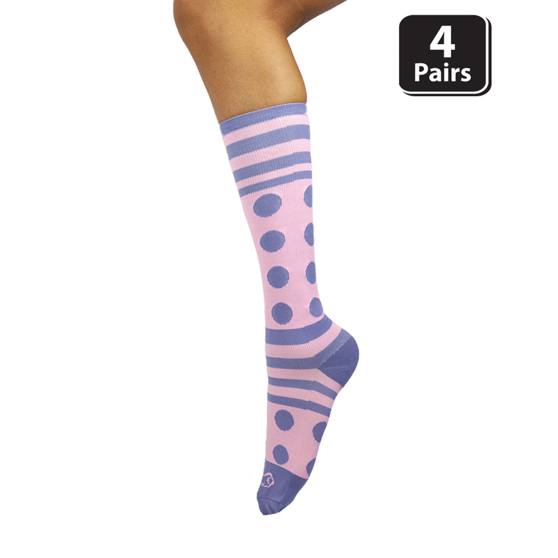 Bison Life Online shop for Dots & Stripe Compression Socks | View - 4