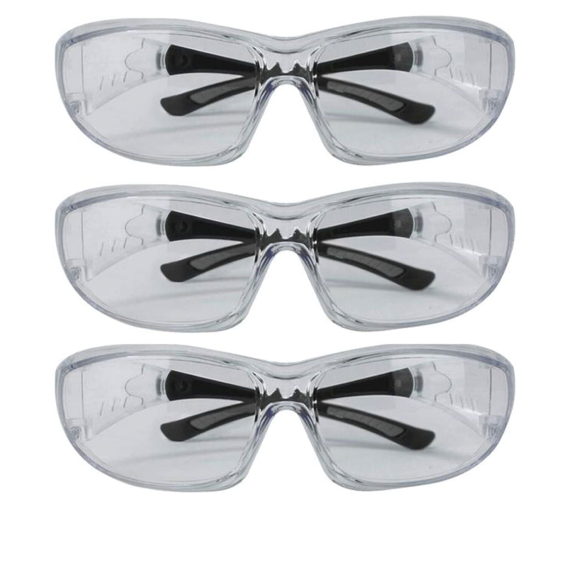 PrimeX Color Lens Black Temple Safety Glasses, Anti-Fog, ANSI Z87.1