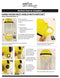 SAFE HANDLER Hard Visor Face Shield Yellow - View 2