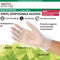 Multi-Purpose Disposable Vinyl Food Preparation Gloves With Latex-free Material XL