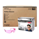 Crystal Full Color Polycarbonate Lens Safety Glasses, Anti-Scratch