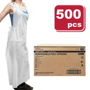 SAFE HANDLER Disposable Poly Aprons White - View 5