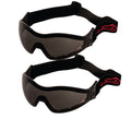 Mirage Safety Glasses with Adjustable Elastic Band, Anti Scratch-Fog Lens