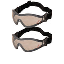 Mirage Safety Glasses with Adjustable Elastic Band, Anti Scratch-Fog Lens
