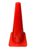 SAFE HANDLER Orange Safety Cone With High Visibility - View 1